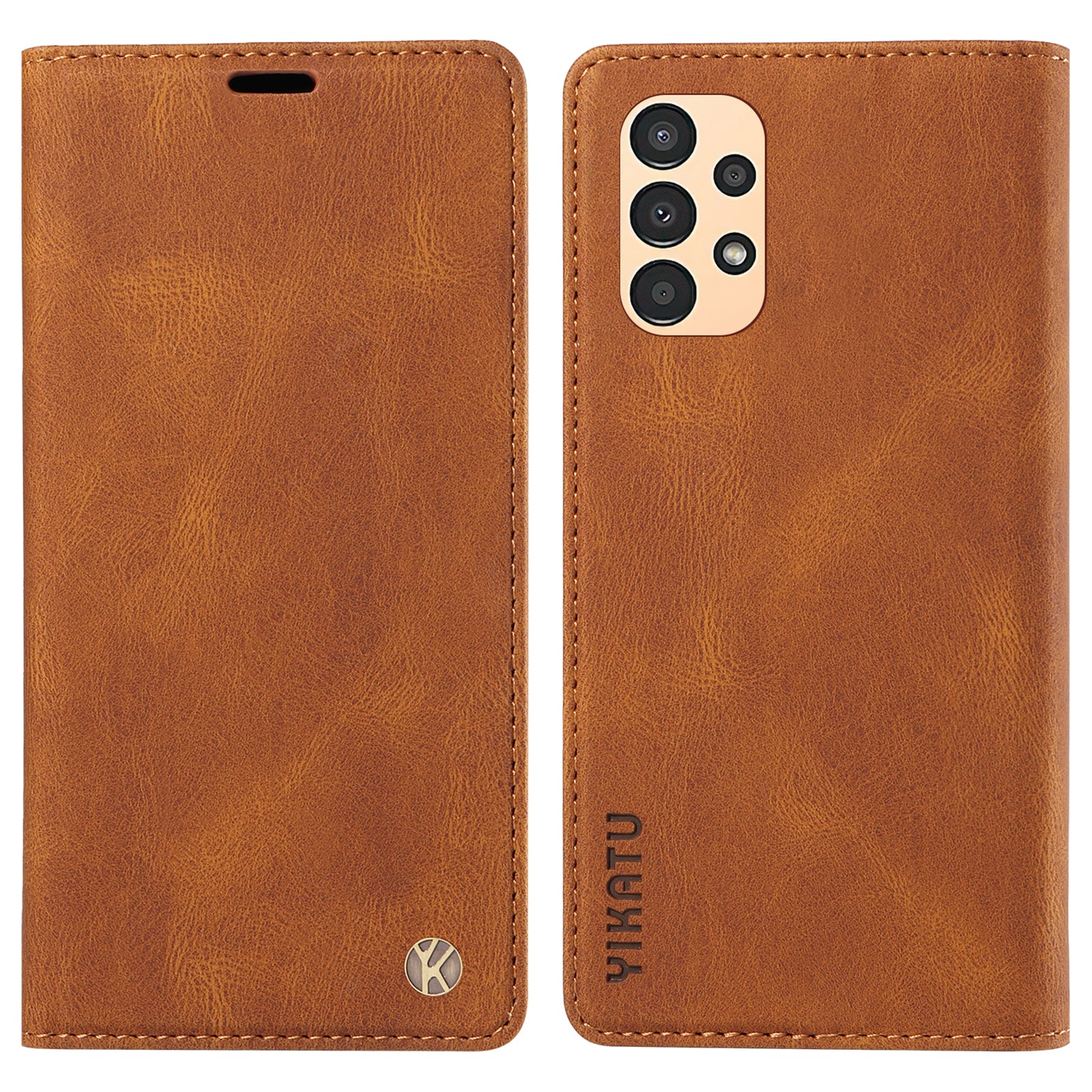 YIKATU YK-004 til Samsung Galaxy A32 5G M32 5G Skin-touch Flip Stand Cover PU læder pung telefonetui YIKATU YK-004 til Samsung Galaxy A32 5G M32 5G Skin-touch Flip Stand Cover PU læder pung telefonetui
